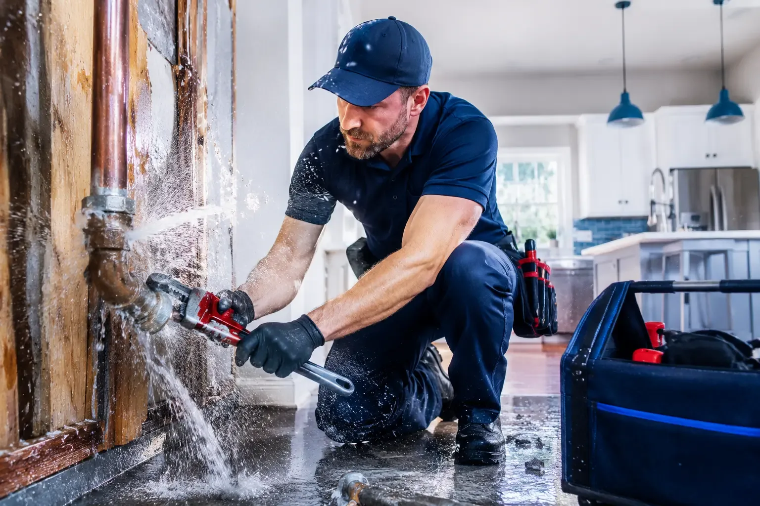Local emergency pipe repair professionals in New Cambria, KS